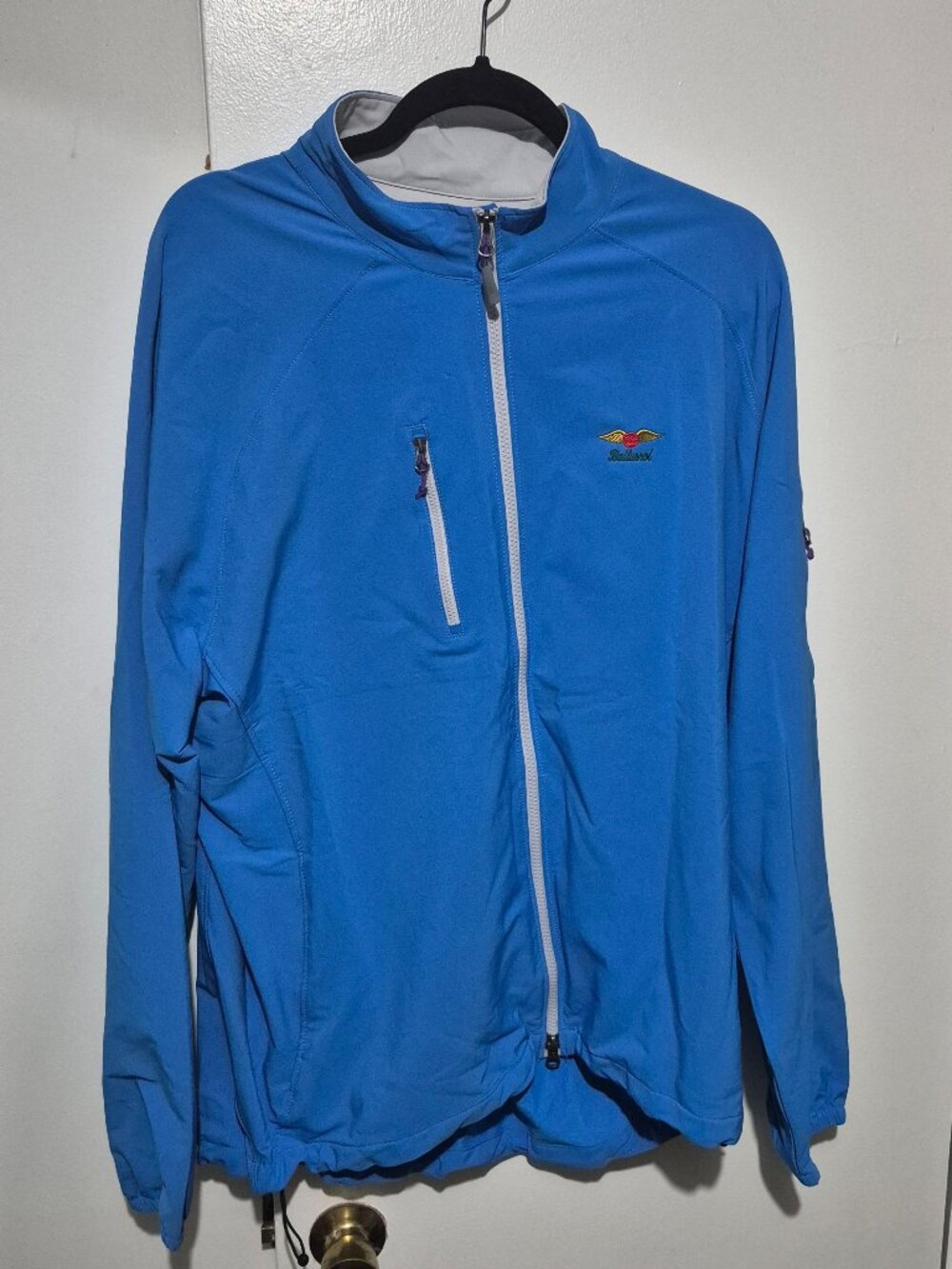 Peter Millar Wind Baltusrol Golf Club Blue Jacket Men's XL Full Zip